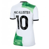 Camiseta Liverpool Alexis Mac Allister #10 Visitante Equipación para mujer 2023-24 manga corta
